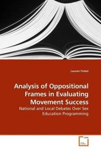 Produktbild: Finkel, L: Analysis of Oppositional Frames in Evaluating Mov
