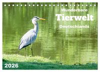 Produktbild: Wunderbare Tierwelt Deutschlands (Tischkalender 2026 DIN A5 quer), CALVENDO Monatskalender