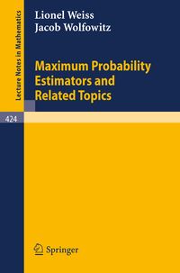 Produktbild: Maximum Probability Estimators and Related Topics