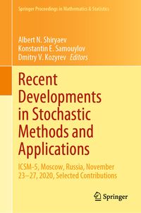 Produktbild: Recent Developments in Stochastic Methods and Applications