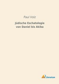 Produktbild: J&uuml;dische Eschatologie von Daniel bis Akiba