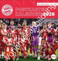 Produktbild: FC Bayern M&uuml;nchen Postkartenkalender 2027