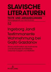 Produktbild: Textimmanente Wahrnehmung bei Gajto Gazdanov