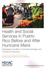 Produktbild: Health and Social Services in Puerto Rico Before and After Hurricane Maria