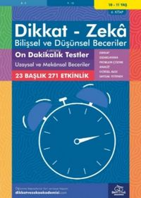 Produktbild: 10-11 Yas Dikkat - Zeka - Bilissel ve D&uuml;s&uuml;nsel Beceriler - 6. Kitap