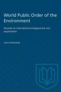 Produktbild: World Public Order of the Environment