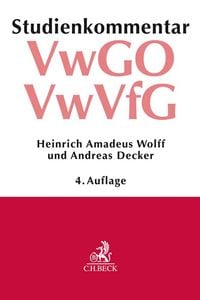 Produktbild: Verwaltungsgerichtsordnung (VwGO) Verwaltungsverfahrensgesetz (VwVfG)