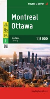 Produktbild: freytag & berndt Stadtplan Ottawa - Montreal 1:15.000