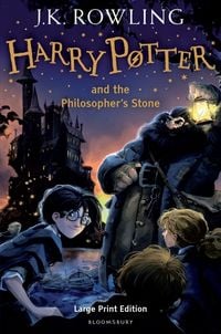 Produktbild: Harry Potter and the Philosopher's Stone, large print edition. Harry Potter und der Stein der Weisen, englische Ausgabe. Vol.1