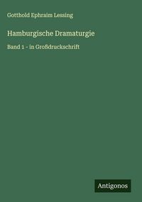 Produktbild: Hamburgische Dramaturgie