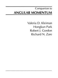 Produktbild: A Companion to Angular Momentum