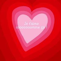 Produktbild: Je t'aime cooooooomme &ccedil;a ! - Illustr&eacute; par Adrienne Barman