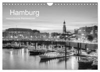 Produktbild: Hamburg monochrome Impressionen (Wandkalender 2027 DIN A4 quer), CALVENDO Monatskalender