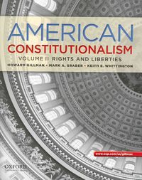 Produktbild: American Constitutionalism, Volume 2: Rights & Liberties