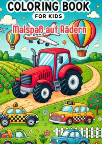 Produktbild: Bunte Fahrzeug-Malbuch f&uuml;r Kinder