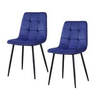 Produktbild: HTI-Living Stuhl Mesa Velvet 2er Set Stuhl Mesa Velvet 2er Set