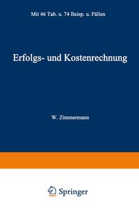 Produktbild: Erfolgs- und Kostenrechnung