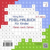 PIXEL-Malbuch für Kinder. Malen nach Zahlen. 5-7 Jahre