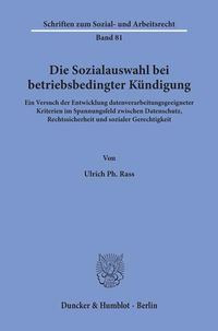 Produktbild: Die Sozialauswahl bei betriebsbedingter K&uuml;ndigung.