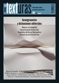 Produktbild: Texturas 48: Incongruencias y disfunciones editoriales