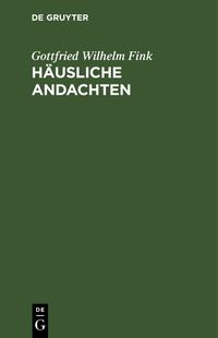 Produktbild: H&auml;usliche Andachten