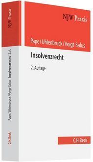 Produktbild: Pape, G: Insolvenzrecht