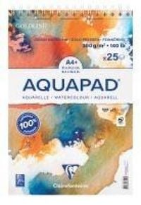 Produktbild: Aquapad Spiralblock Aquarell A4+, 21x31,2cm, 300g, 25 Blatt