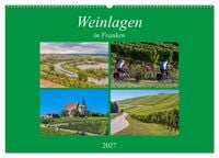 Produktbild: Weinlagen in Franken (Wandkalender 2027 DIN A2 quer), CALVENDO Monatskalender