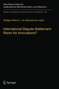 Produktbild: International Dispute Settlement: Room for Innovations?