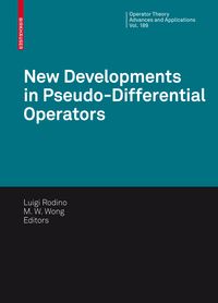 Produktbild: New Developments in Pseudo-Differential Operators