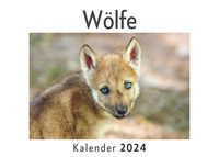 Produktbild: W&ouml;lfe (Wandkalender 2024, Kalender DIN A4 quer, Monatskalender im Querformat mit Kalendarium, Das perfekte Geschenk)