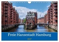 Produktbild: Freie Hansestadt Hamburg (Wandkalender 2027 DIN A4 quer), CALVENDO Monatskalender