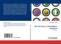 Produktbild: The US Factor in Pak-Afghan Relations