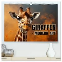 Produktbild: GIRAFFEN - Modern Art (hochwertiger Premium Wandkalender 2027 DIN A2 quer), Kunstdruck in Hochglanz