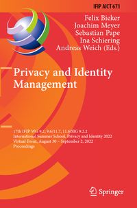 Produktbild: Privacy and Identity Management