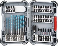 Produktbild: Bosch Accessories 2608577147 Bit-Set 35teilig Schlitz, Kreuzschlitz Pozidriv, Kreuzschlitz Phillips, Innen-Sechsrund (TX) Torsionszone