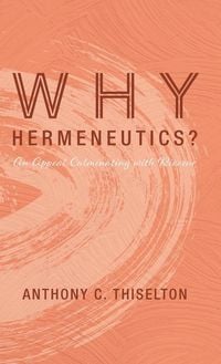 Produktbild: Why Hermeneutics?
