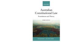 Produktbild: Australian Constitutional Law