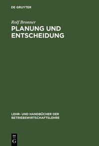 Produktbild: Planung und Entscheidung