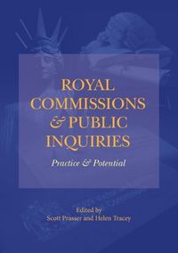 Produktbild: Royal Commissions and Public Inquiries - Practice and Potential