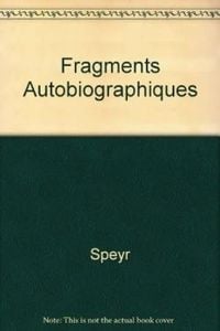 Produktbild: Fragments autobiographiques