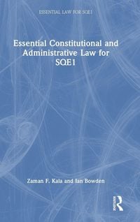 Produktbild: Essential Constitutional and Administrative Law for SQE1