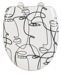 Produktbild: WC-Sitz Duroplast Mod. Faces, aus antibakteriellem Duroplast