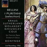Produktbild: Kraus/Sutherland/Wolansky/Ghuiselev/Bonynge/Cole: I Puritani
