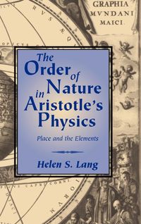 Produktbild: The Order of Nature in Aristotle's Physics