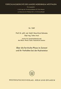 Produktbild: &Uuml;ber die ferritische Phase im Zement und ihr Verhalten bei der Hydratation