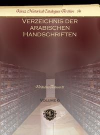 Produktbild: Verzeichnis der arabischen Handschriften