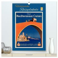 Produktbild: Historische Reiseplakate (hochwertiger Premium Wandkalender 2026 DIN A2 hoch), Kunstdruck in Hochglanz
