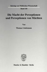Produktbild: Die Macht der Perzeptionen und Perzeptionen von M&auml;chten.