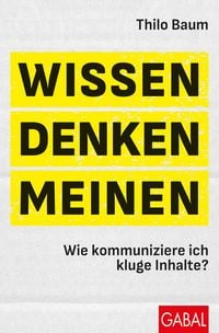 Produktbild: Wissen, denken, meinen